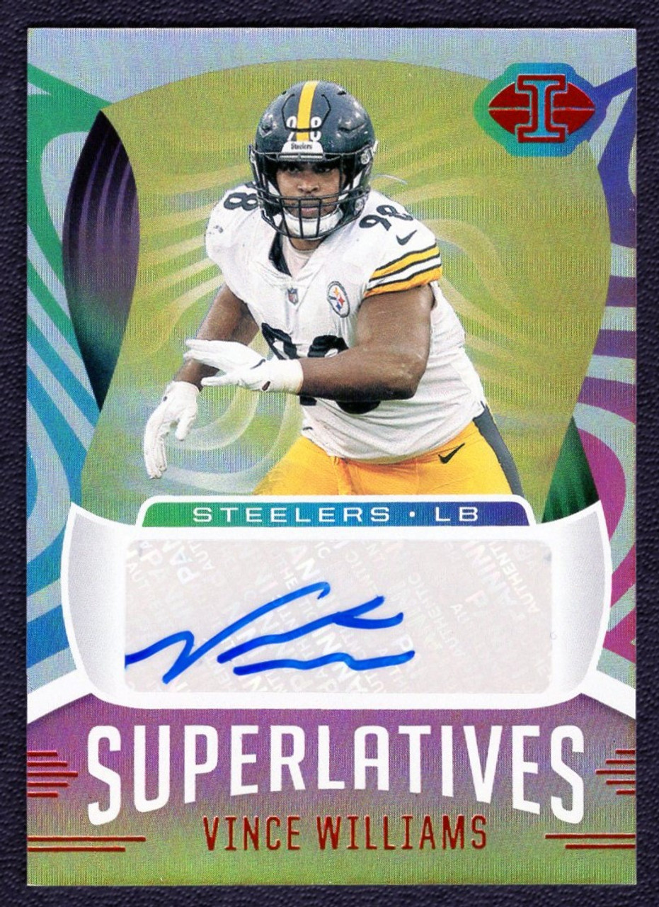 2021 Panini Illusions #SU-4 Vince Williams Superlatives Autograph