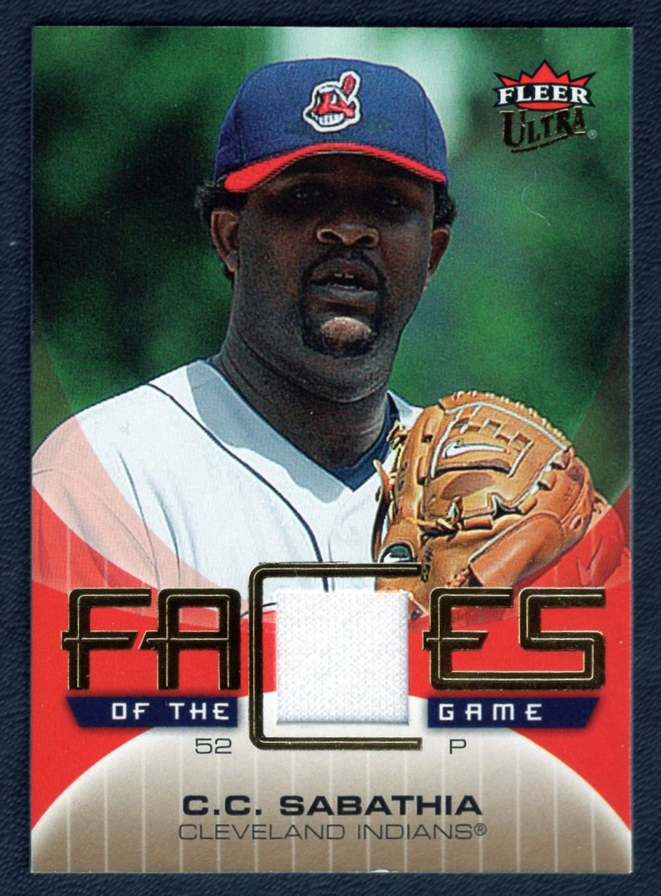 2007 Fleer Ultra #GF-CS C.C. Sabathia Faces Of the Game Jersey Relic - The  Baseball Card King, Inc.