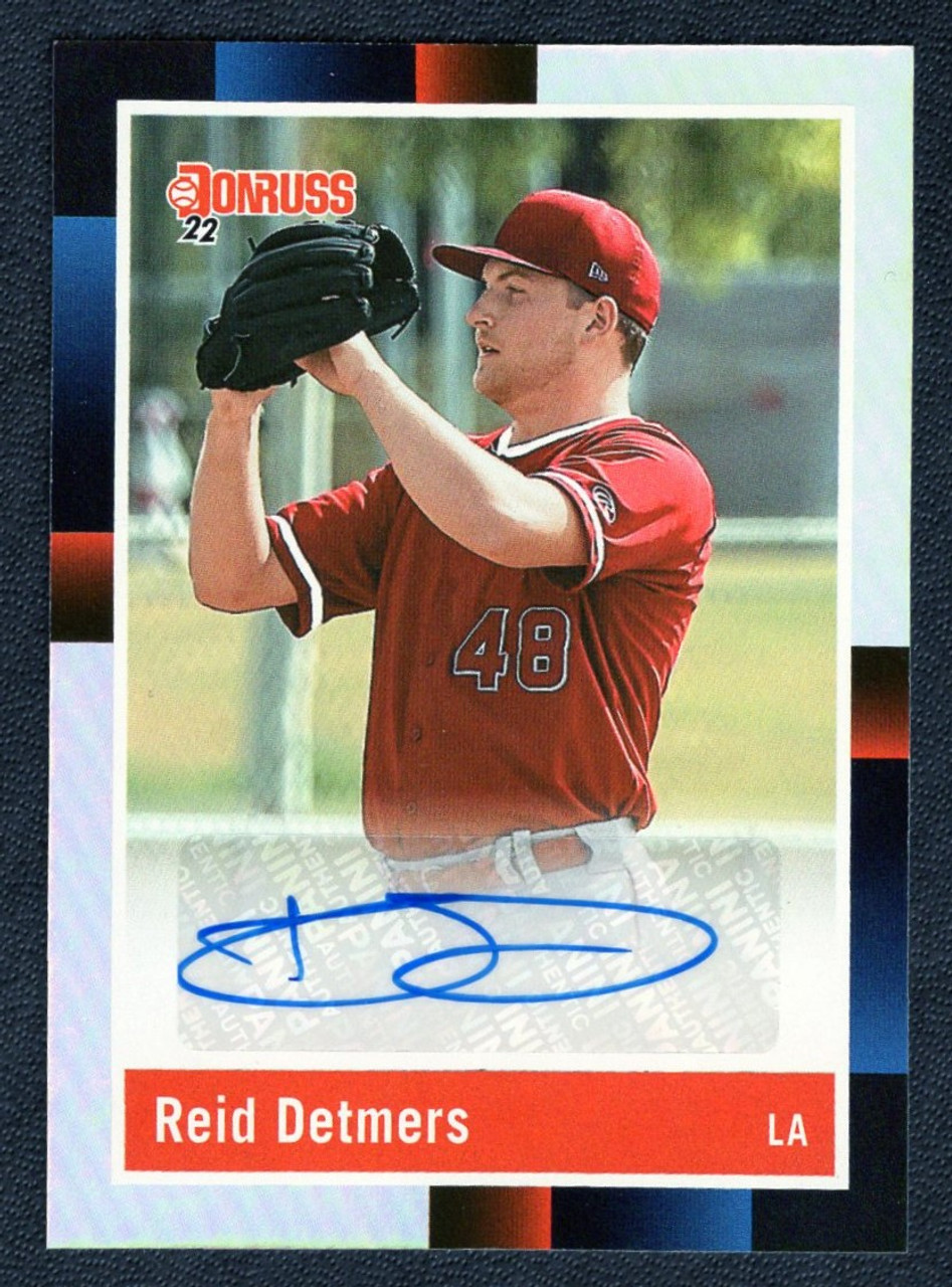 2022 Panini Donruss #R88S-RD Reid Detmers 1988 Retro Autograph