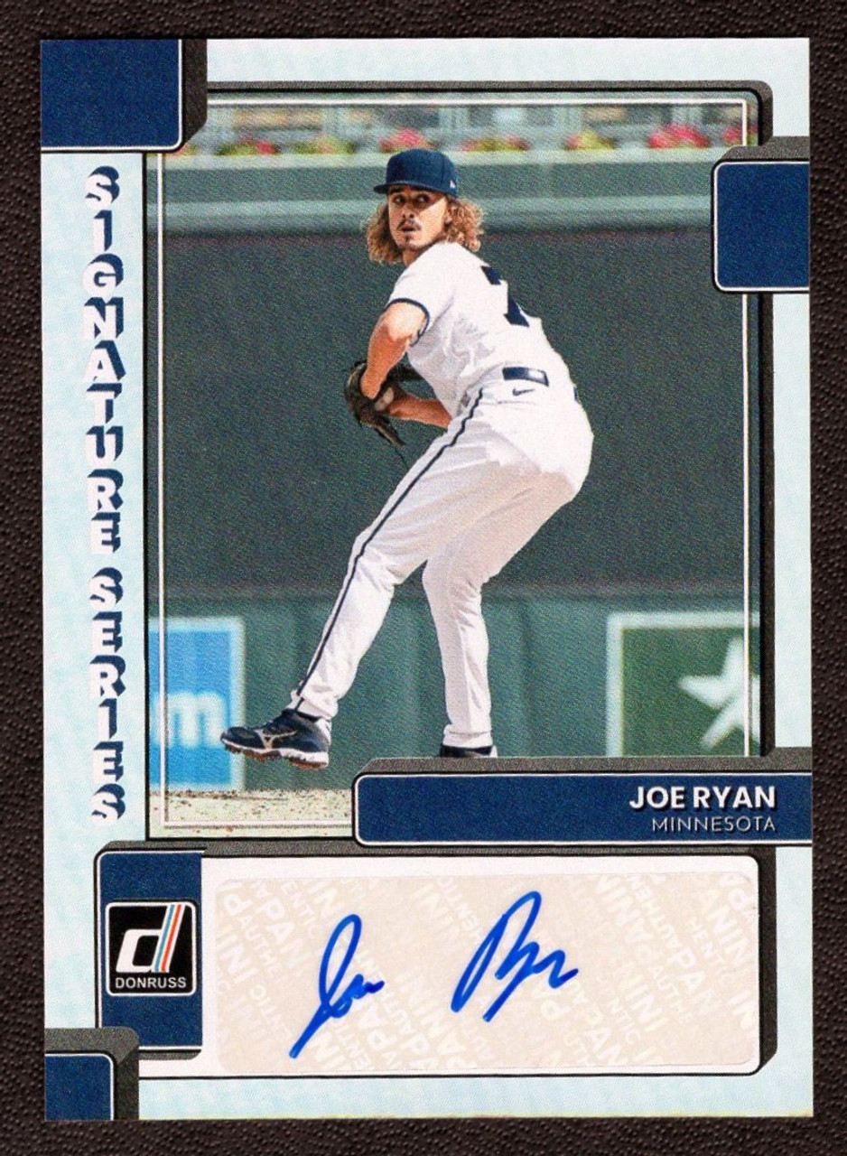 2022 Panini Donruss #SS-JR Joe Ryan Signature Series Autograph