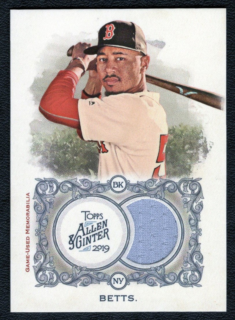 2019 Topps Allen & Ginter #FSRB-MB Mookie Betts Game Used Jersey