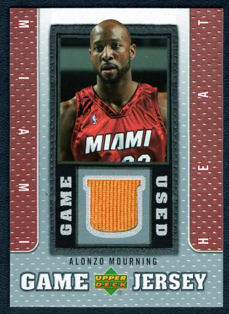 2007/08 Upper Deck #GJ-AM Alonzo Mourning Game Used Jersey Relic