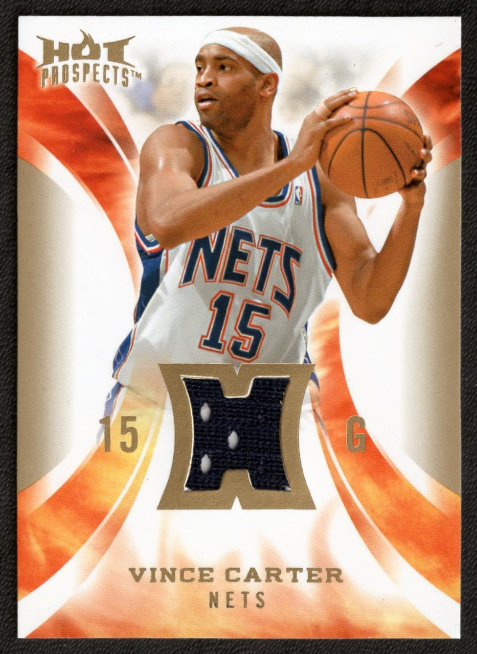2008/09 Upper Deck Hot Prospects #HM-VC Vince Carter Game Used Jersey Relic