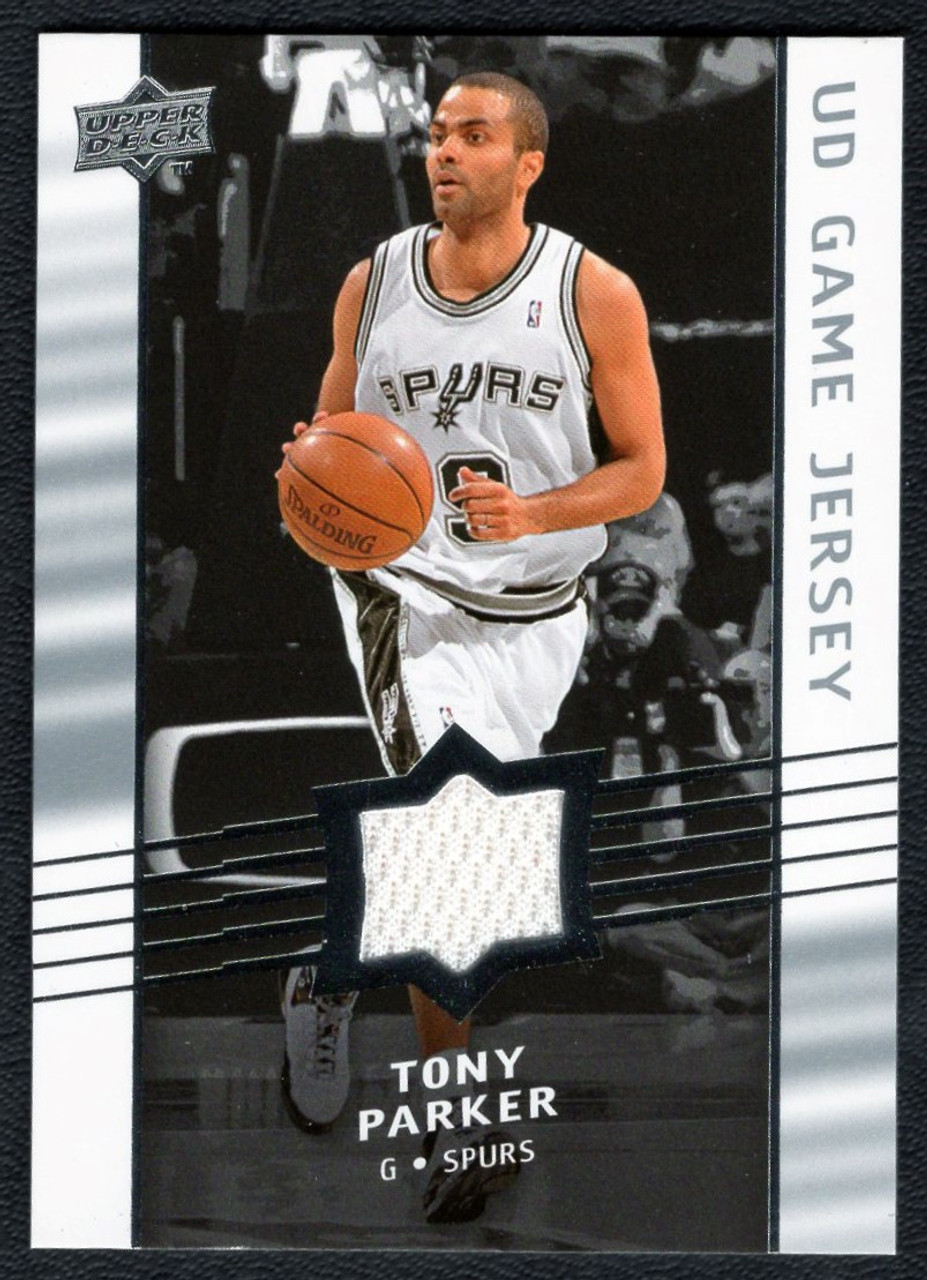 2008/09 Upper Deck #GA-PA Tony Parker Game Used Jersey Relic