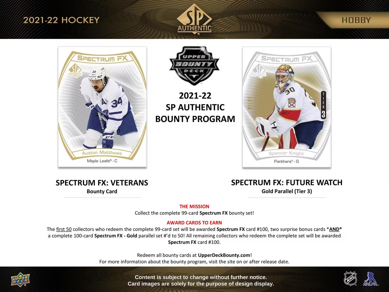 2021/22 Upper Deck SP Authentic Hockey Hobby Box 2021/22 Upper Deck SP Authentic Hockey Hobby Box