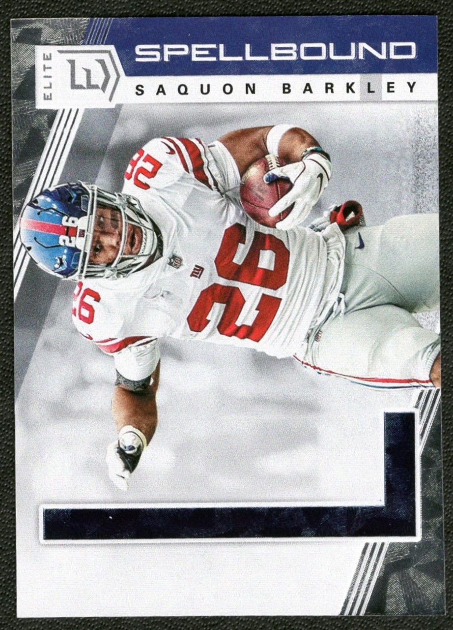 Saquon Barkley Autographed Jersey Beckett Cert - The Baseball Card