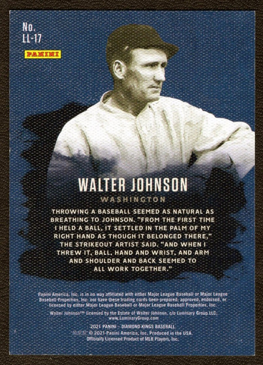 2021 Panini Diamond Kings #LL-17 Walter Johnson Legacy Lithographs 53/99