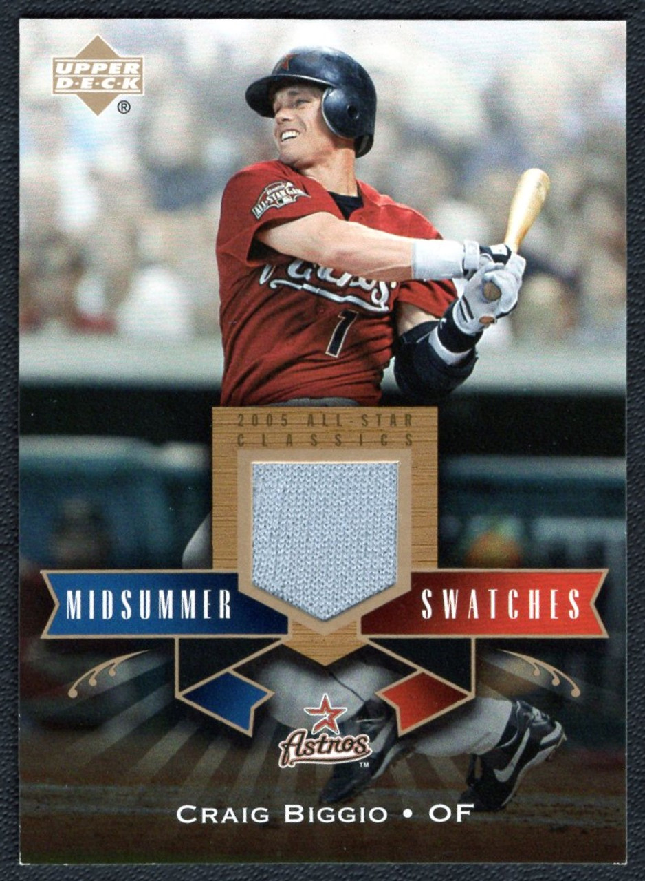 2005 Upper Deck #MS-CI Craig Biggio Midsummer Swatches Game Used