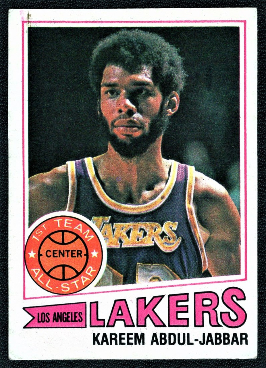 1977/78 Topps #1 Kareem Abdul-Jabbar 1st Team All Star