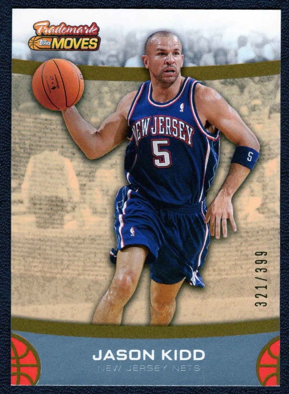 2007/08 Topps Trademark Moves #12 Jason Kidd Orange Parallel 321/399