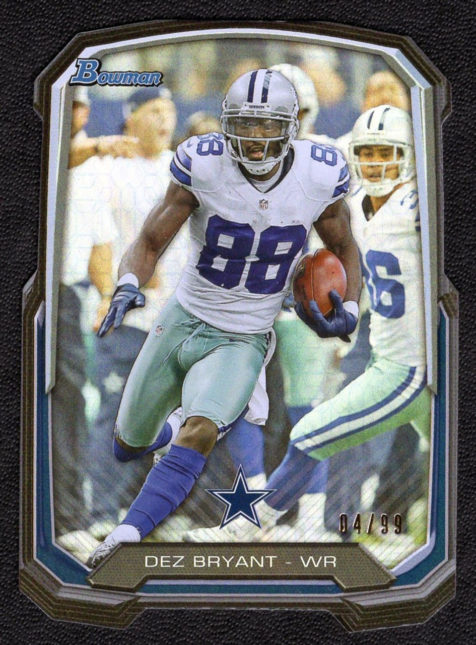 2013 Bowman #BDC-DB Dez Bryant Next In Line Die Cut Parallel 04/99