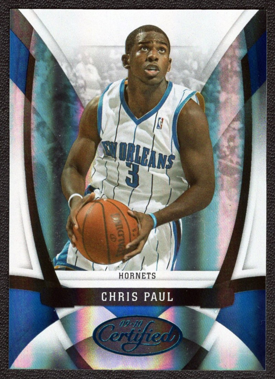 2009/10 Panini Certified #17 Chris Paul Mirror Blue Parallel 025/100