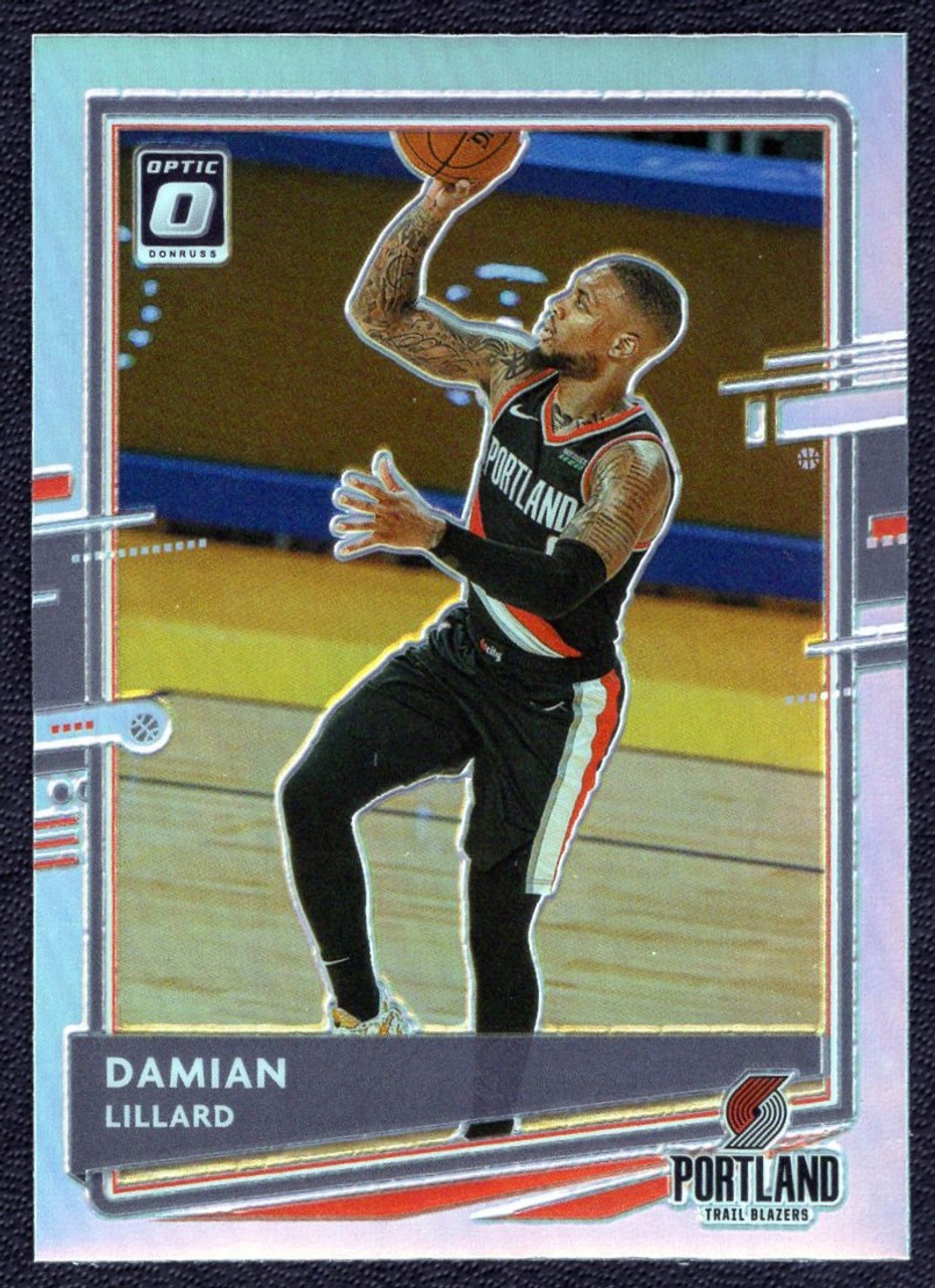 2020/21 Panini Donruss Optic #144 Damian Lillard Holo Silver