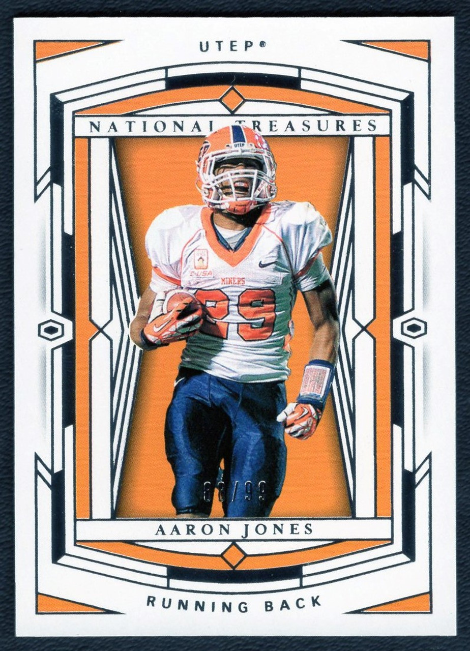 2020 National Treasures Collegiate #2 Aaron Jones Parallel 88/99