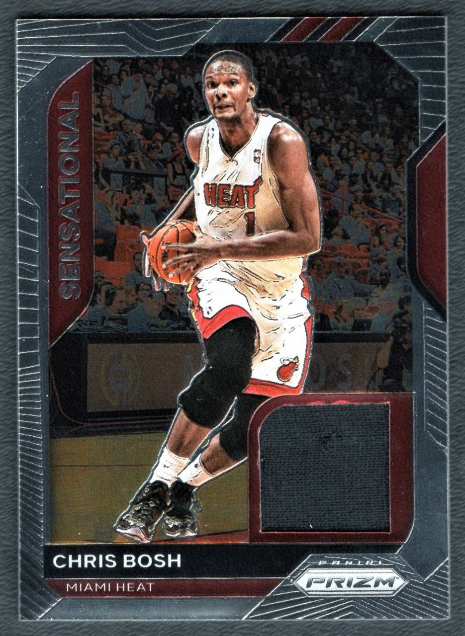 2020/21 Panini Prizm #SSW-CBS Chris Bosh Sensational Swatches Game Worn Jersey Relic