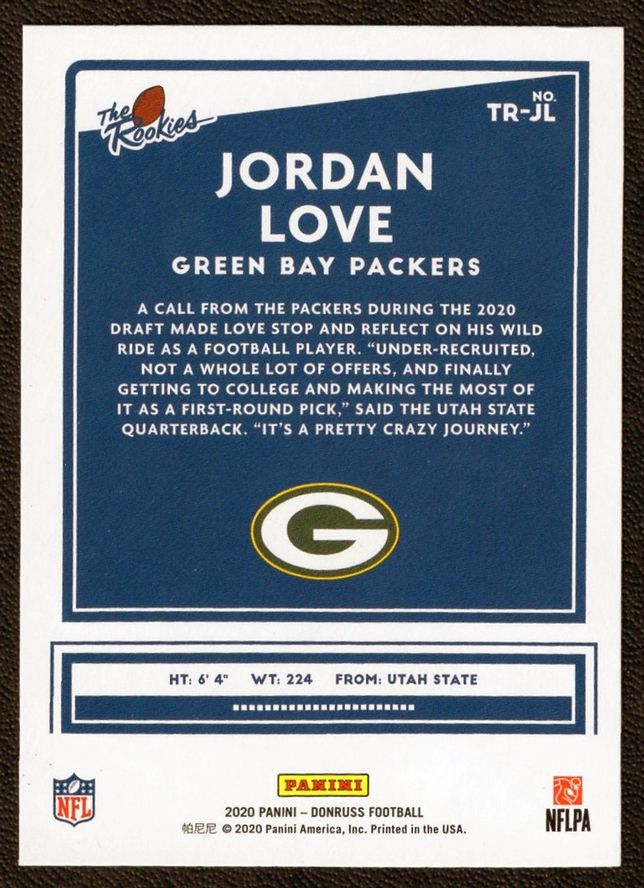 2020 Panini Donruss #TR-JL Jordan Love The Rookies 