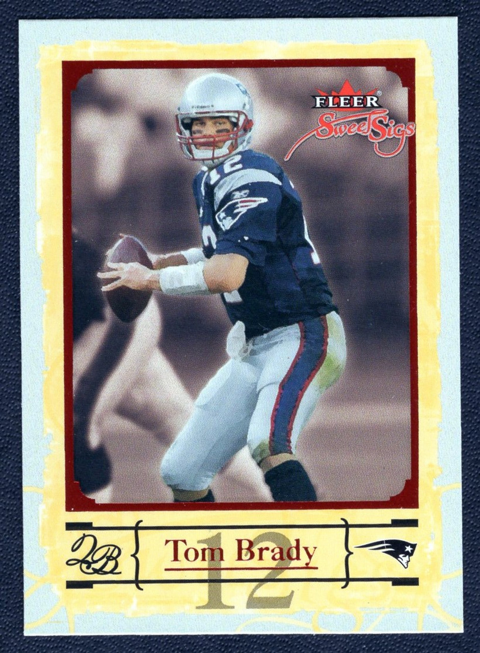 2004 Fleer Sweet Sigs #60 Tom Brady - The Baseball Card King, Inc.