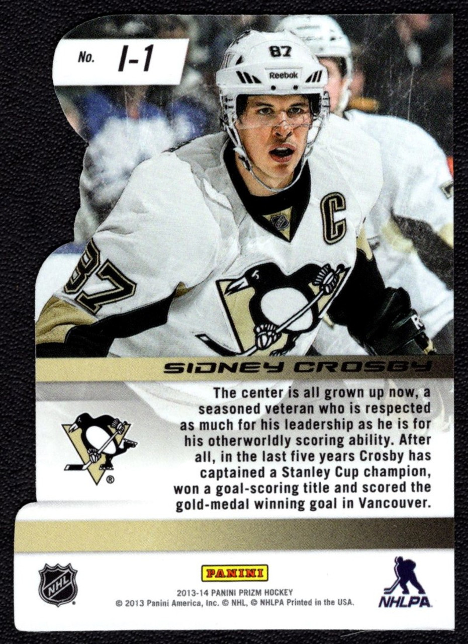 2013-14 Panini Prizm #I-1 Sidney Crosby Immortalized Die Cut 