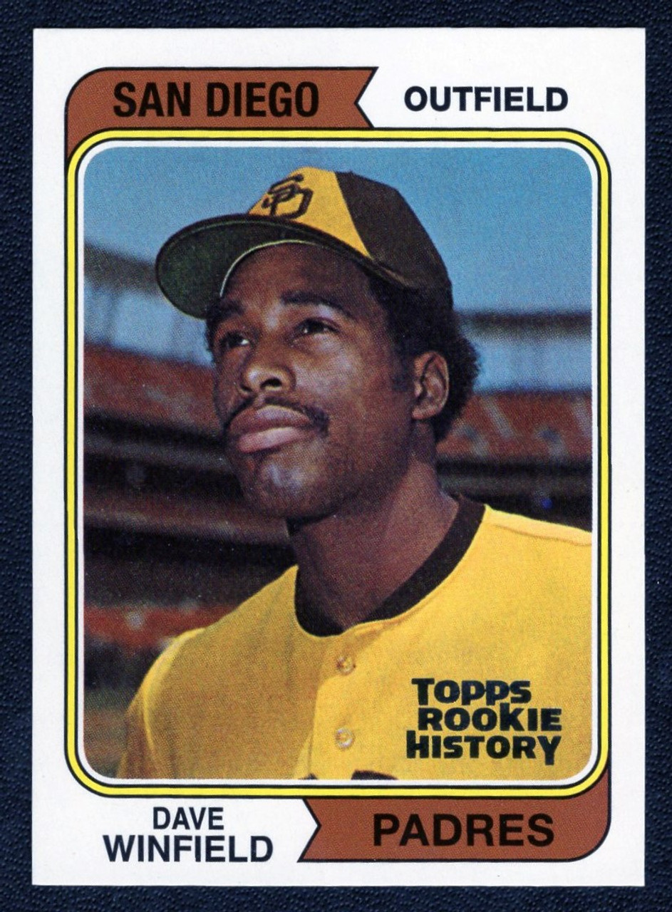 2018 Topps Archives #456 Dave Winfield 1974 Topps Rookie History (REPRINT)