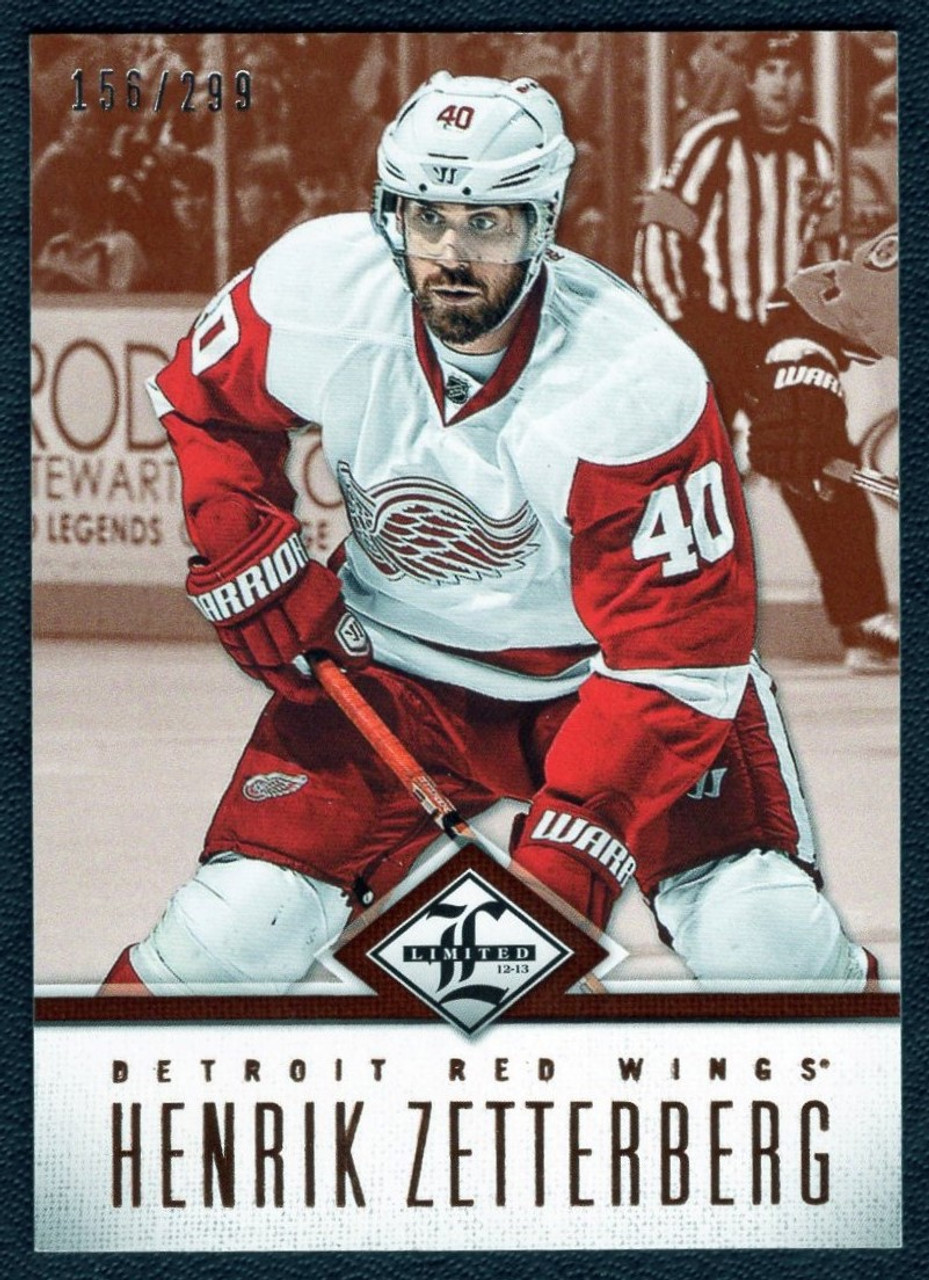 2012-13 Panini Limited #137 Henrik Zetterberg Parallel 156/299