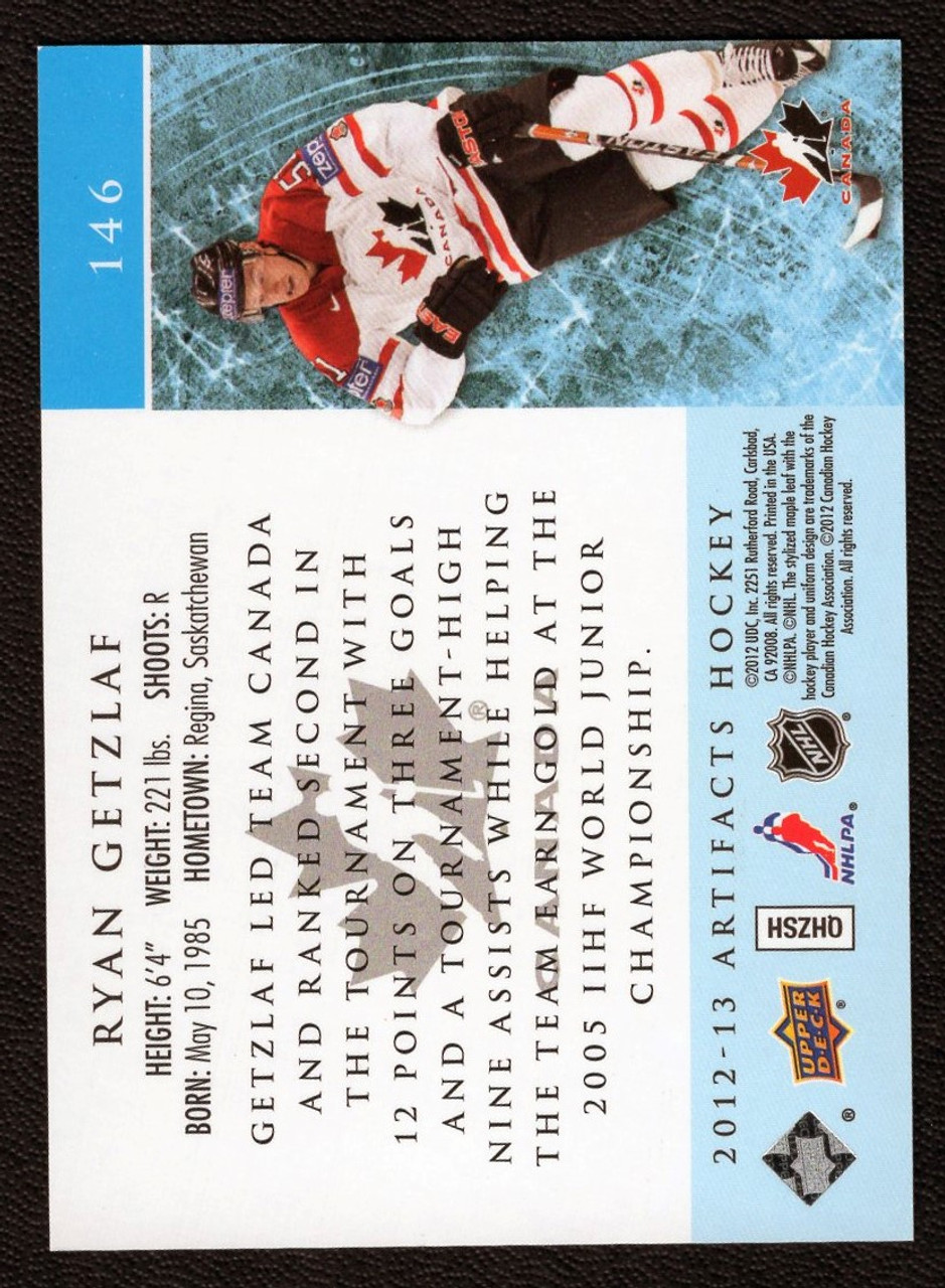 2012-13 Upper Deck Artifacts #146 Ryan Getzlaf Parallel 701/999