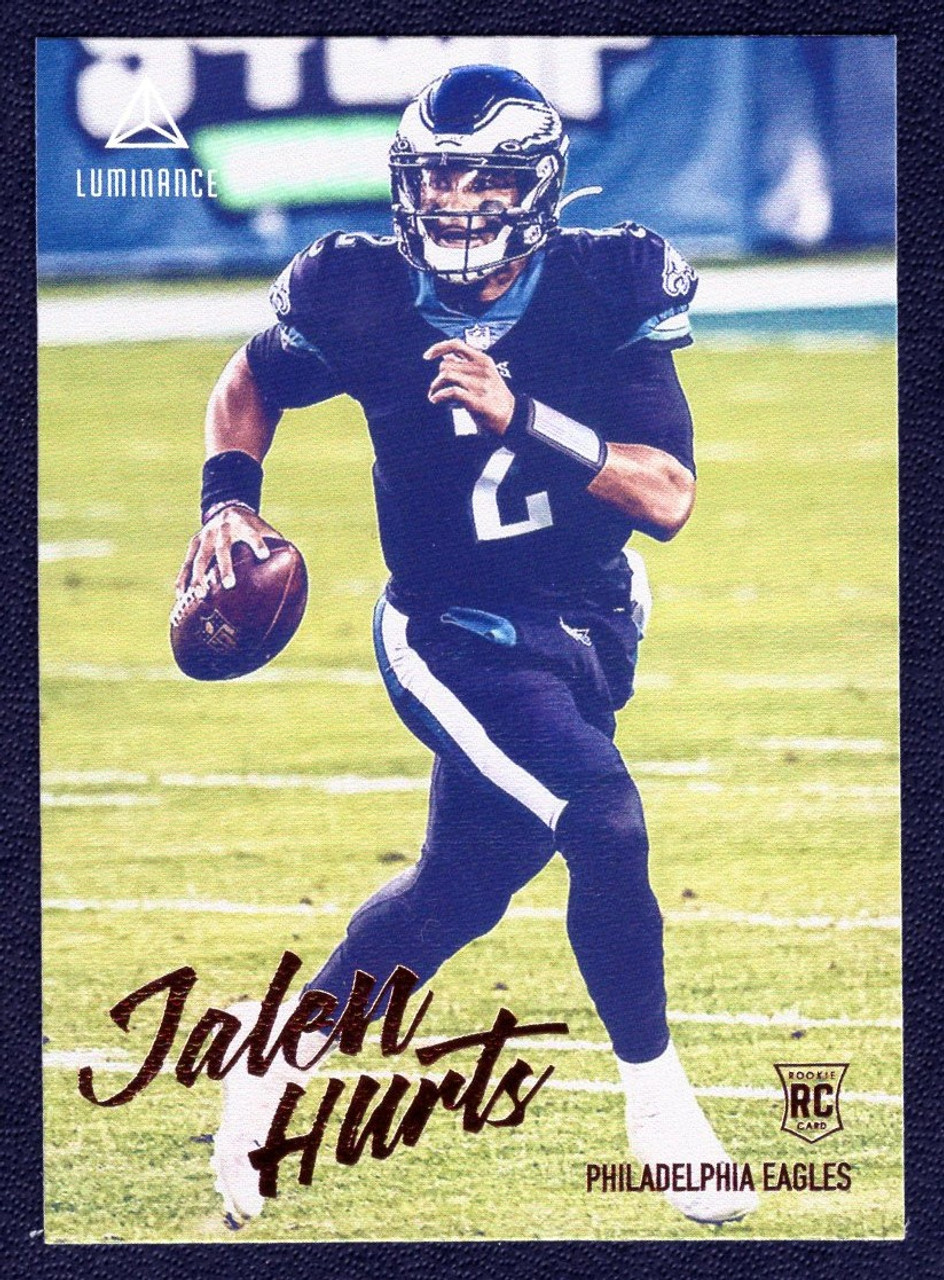 2020 Panini Chronicles #210 Jalen Hurts Luminance Bronze Parallel Rookie/RC