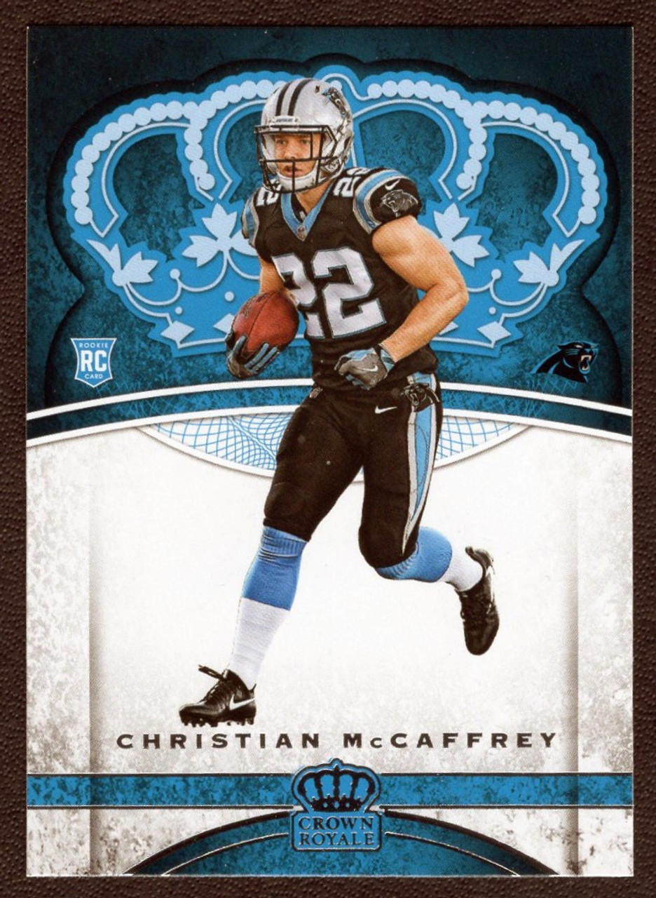 2017 Panini Preferred Crown Royale #88 Christian McCaffrey Rookie