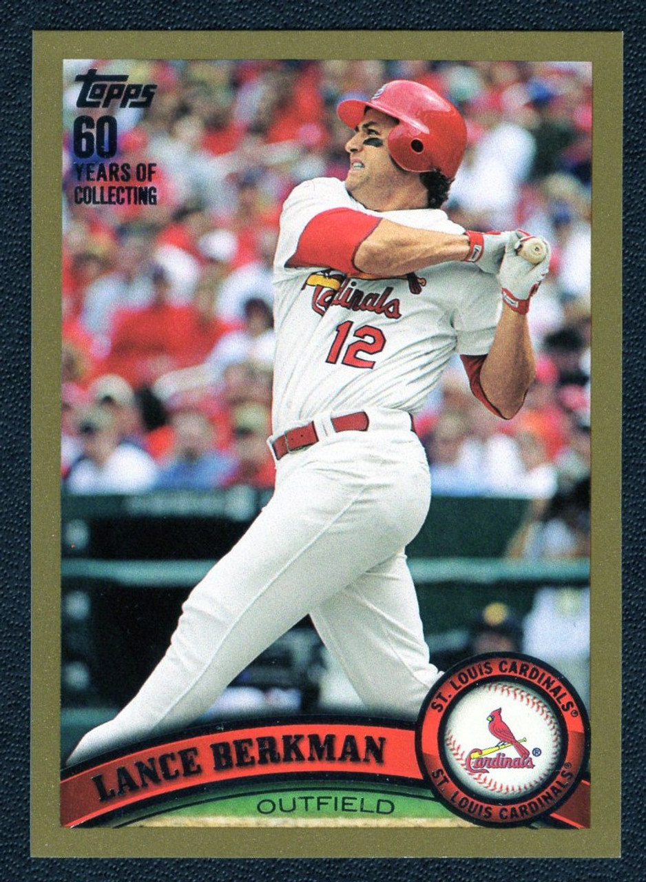 2011 Topps Update #US330 Lance Berkman Gold Parallel 0303/2011