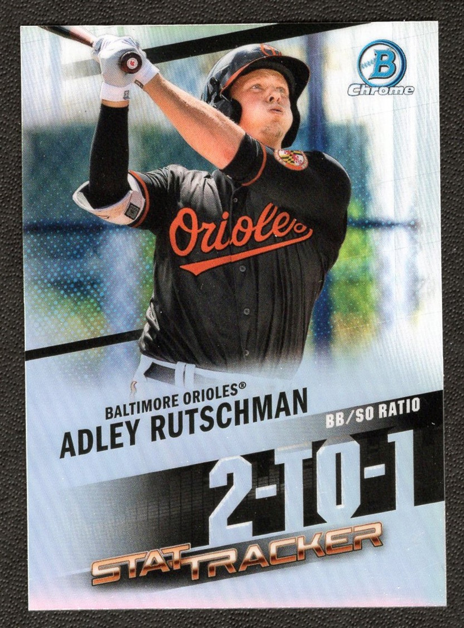 2020 Bowman Chrome #ST-18 Adley Rutschman Stat Tracker