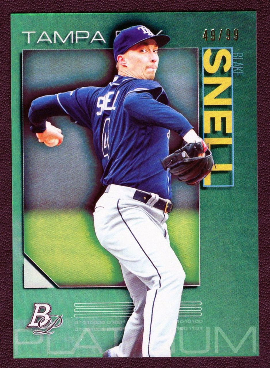 2020 Topps Platinum #61 Blake Snell Green Parallel 49/99