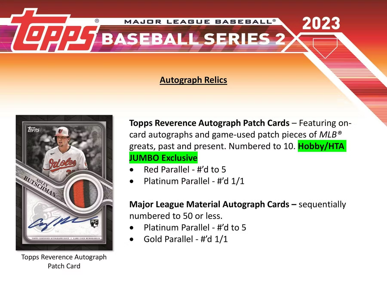 2023 Topps Update Series Baseball Hobby Jumbo Box