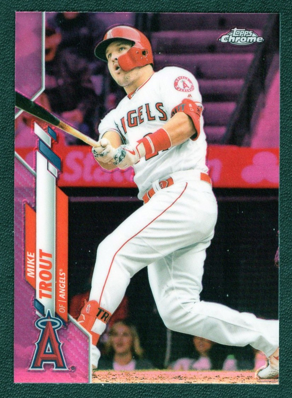 2020 Topps Chrome #1 Mike Trout Pink Refractor