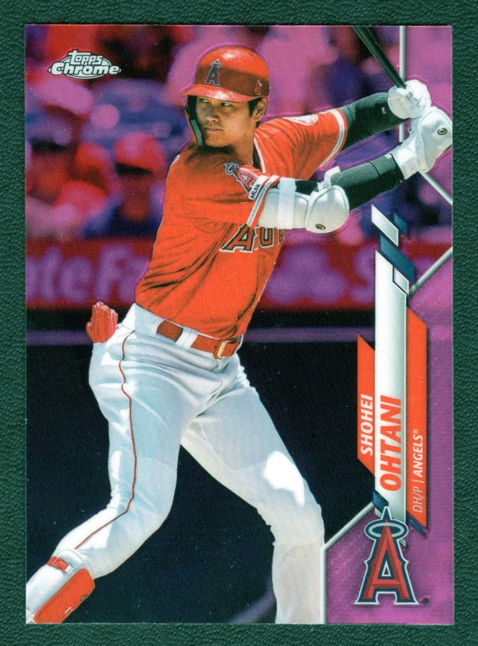 2020 Topps Chrome #21 Shohei Ohtani Pink Refractor