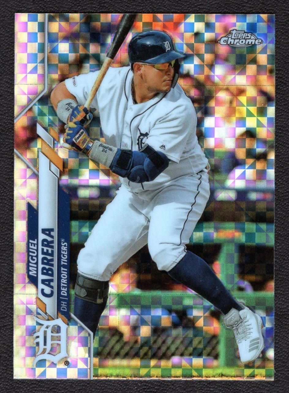 2020 Topps Chrome #6 Miguel Cabrera X-Fractor Refractor