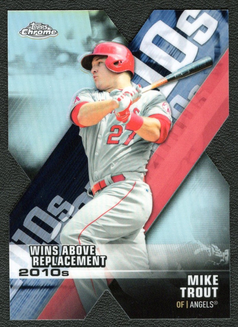 2020 Topps Chrome #DOD-1 Mike Trout Decade of Dominance Die-Cut