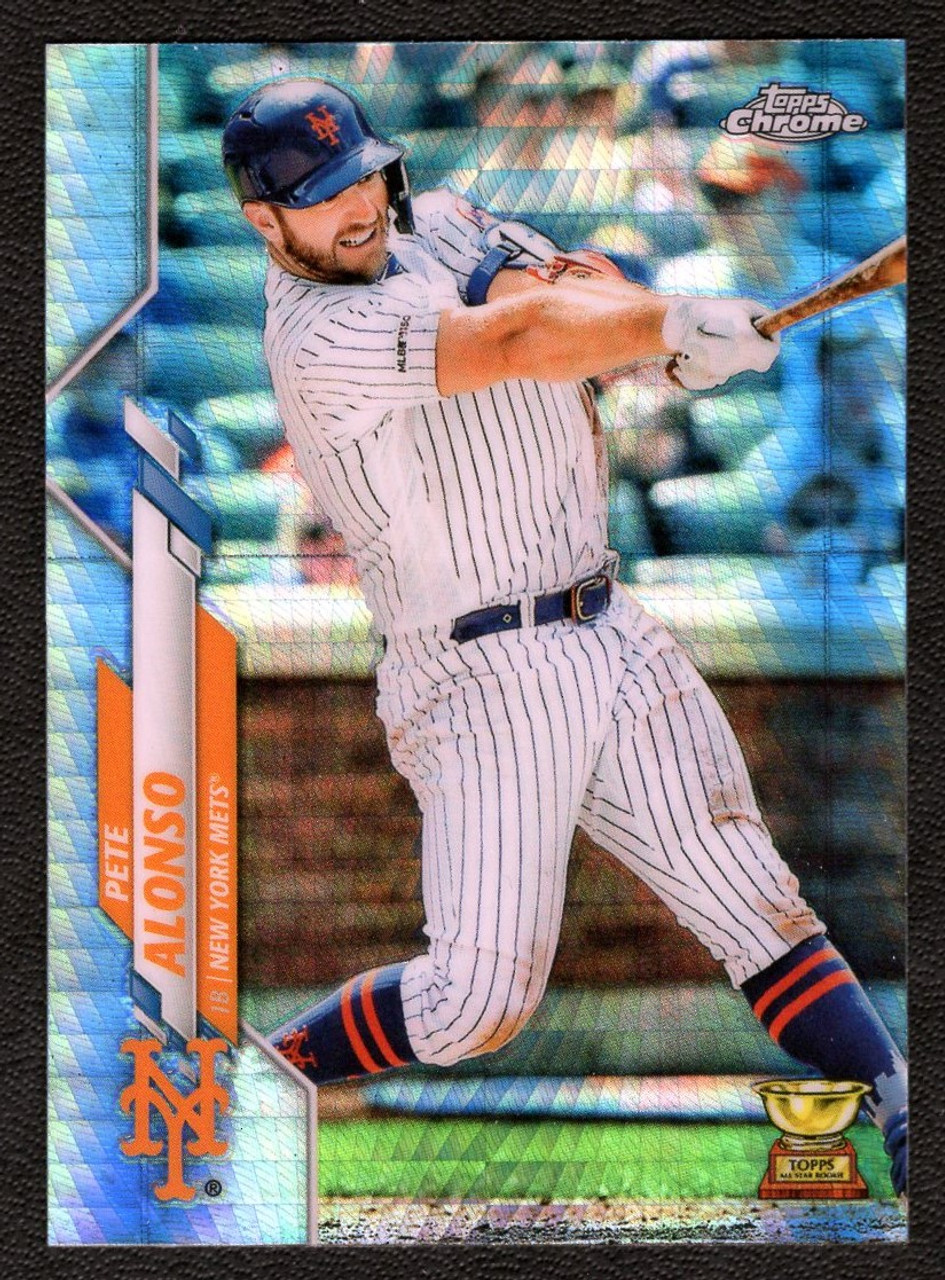 2020 Topps Chrome #80 Pete Alonso Prism Refractor Rookie Cup