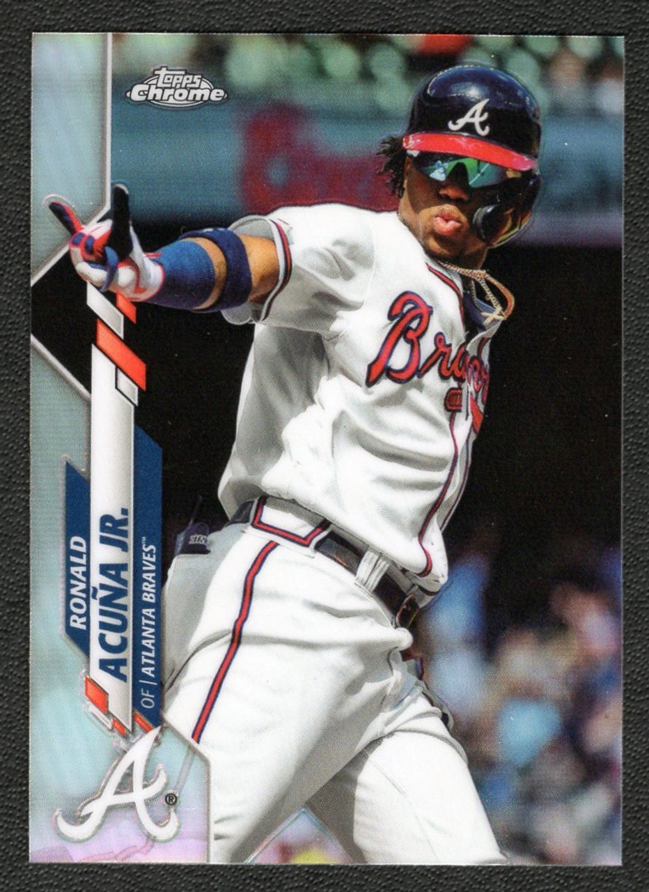 2020 Topps Chrome #112 Ronald Acuna Jr. Refractor