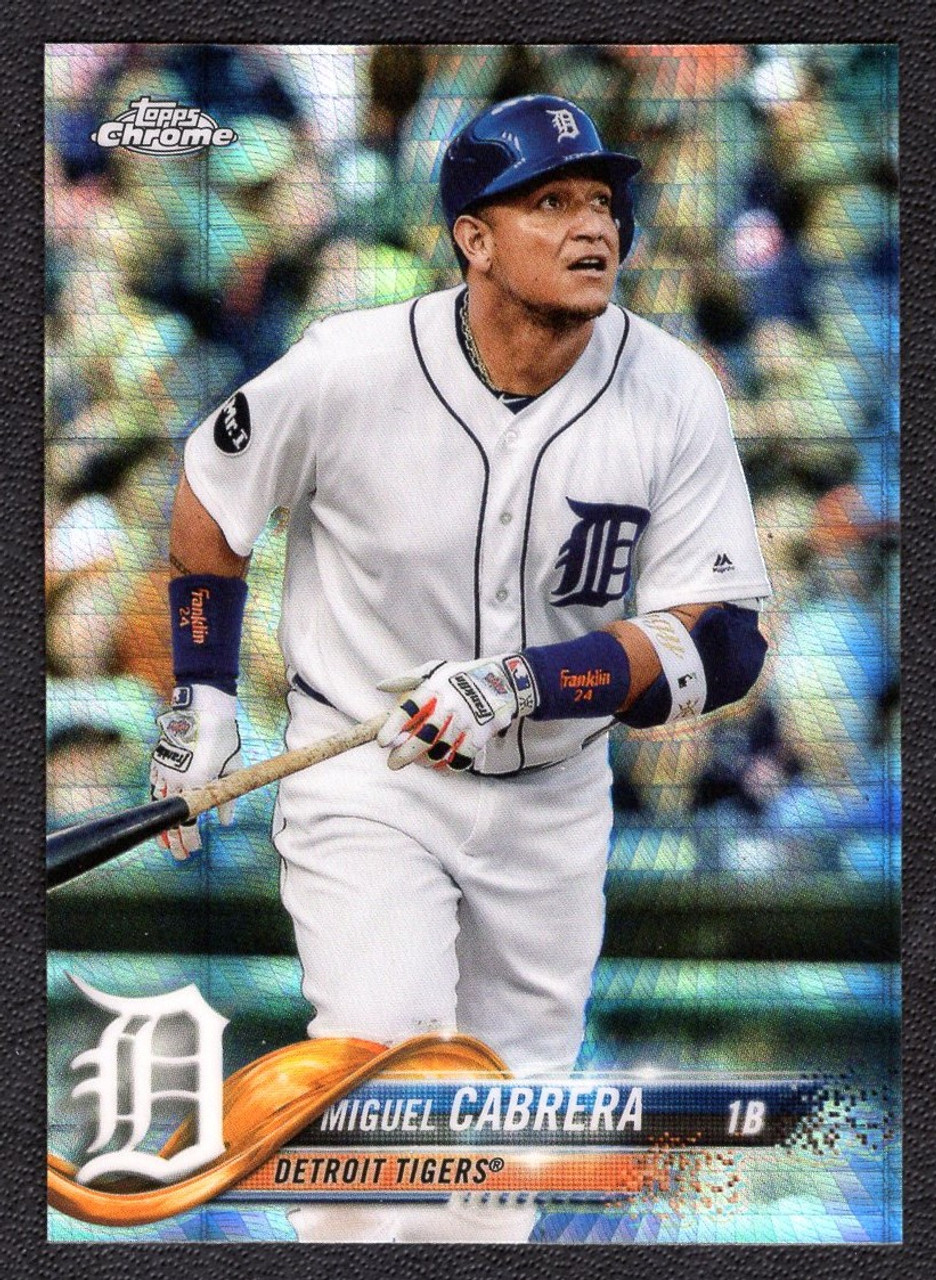 2018 Topps Chrome #26 Miguel Cabrera Prism Refractor