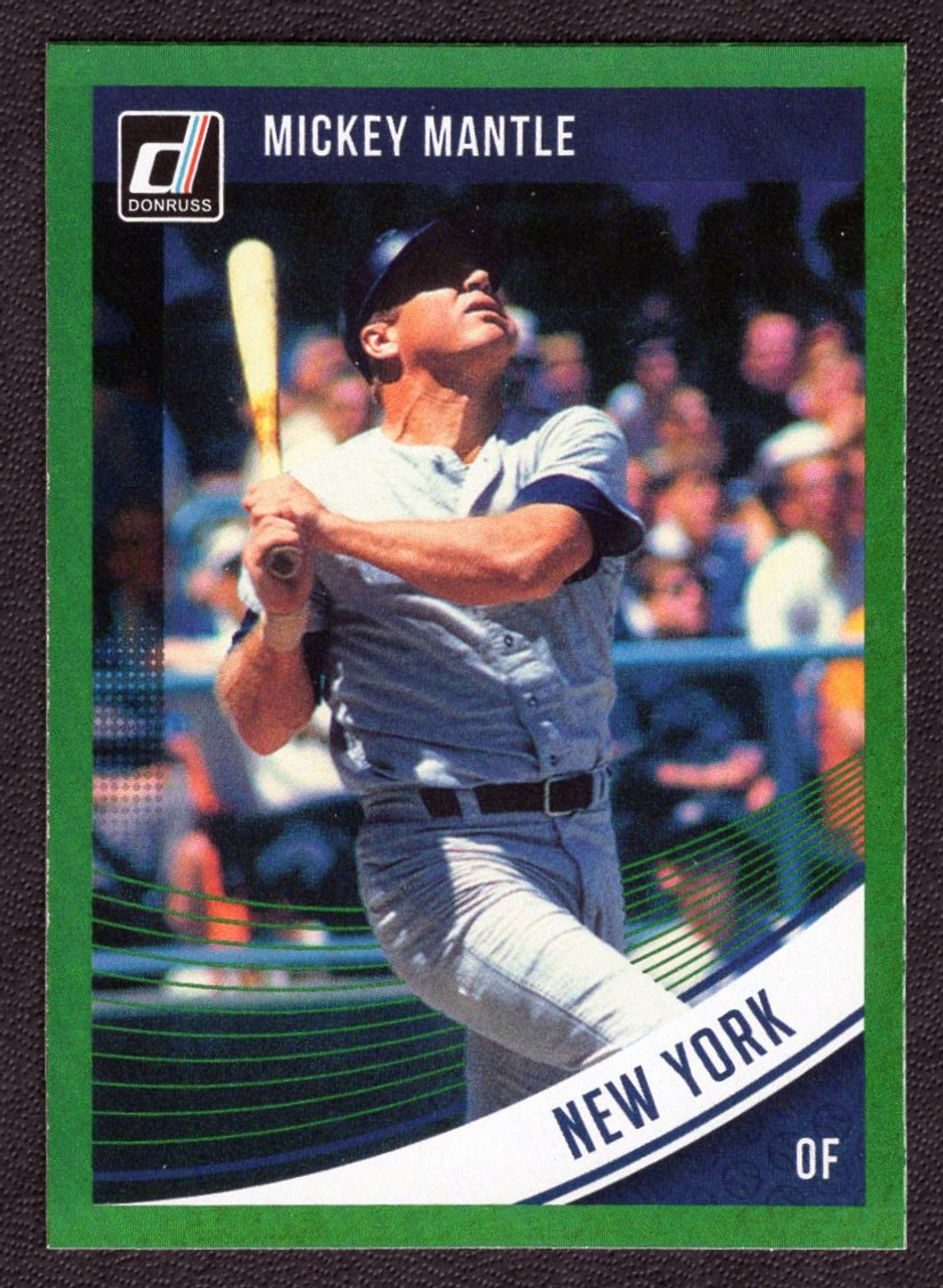 2018 Panini Donruss #200 Mickey Mantle Holo Green