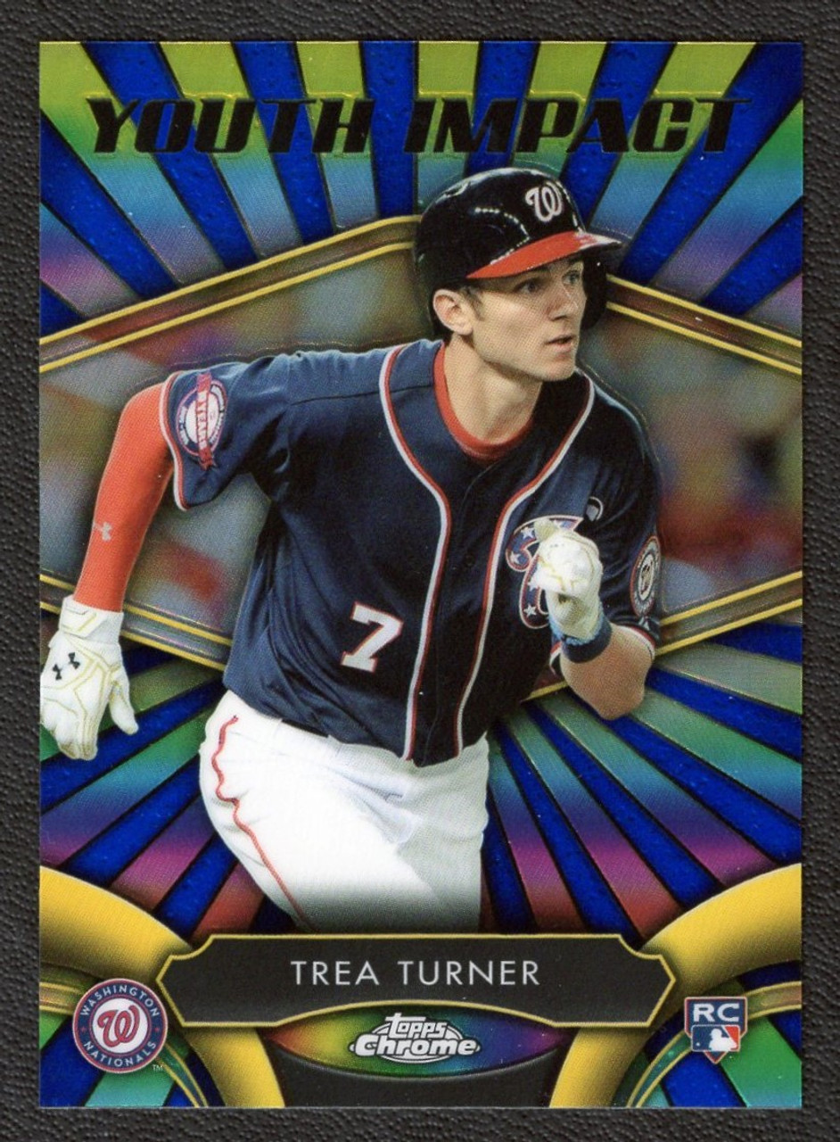 2016 Topps Chrome #YI-8 Trea Turner Youth Impact Rookie