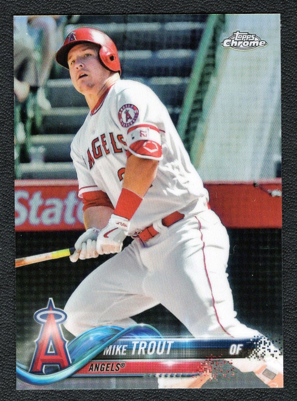 2018 Topps Chrome #100 Mike Trout Refractor
