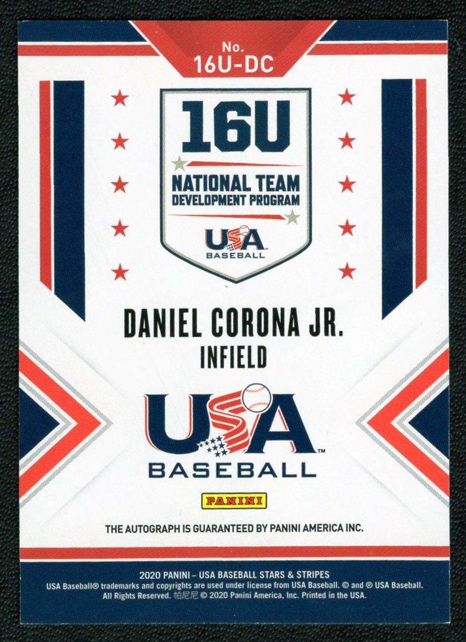 2020 Panini Stars & Stripes #16U-DC Daniel Corona Jr. Autograph 200/200