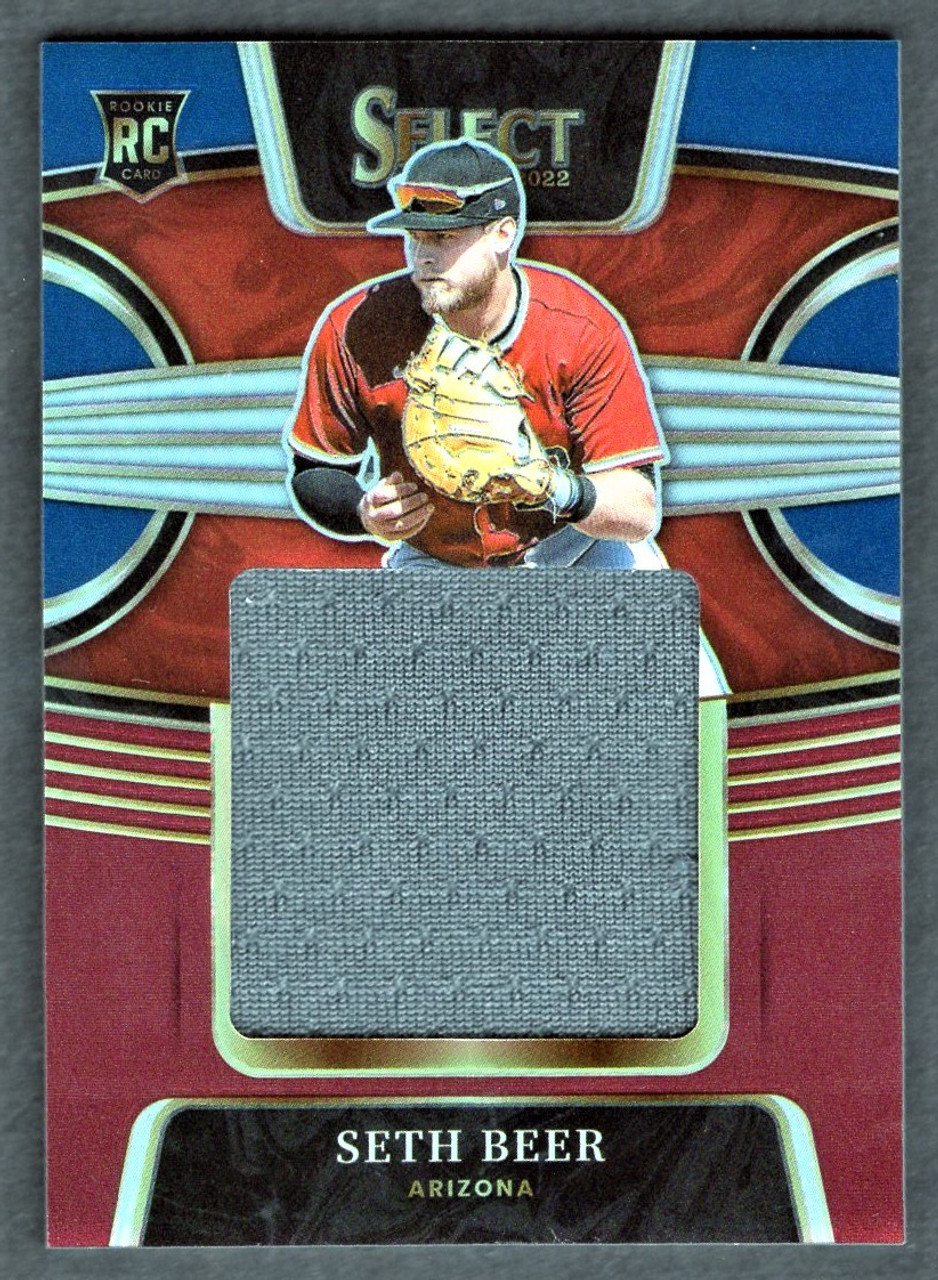 2022 Panini Select #RJS-SB Seth Beer Rookie Jersey Relic Tri-Color Prizm  42/99
