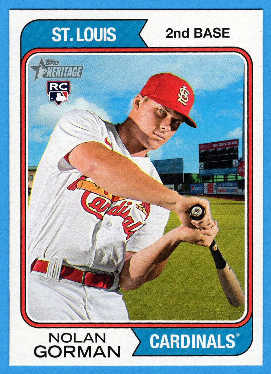 Nolan Gorman 2023 Topps Series 1 # 16 RC Base St. Louis Cardinals