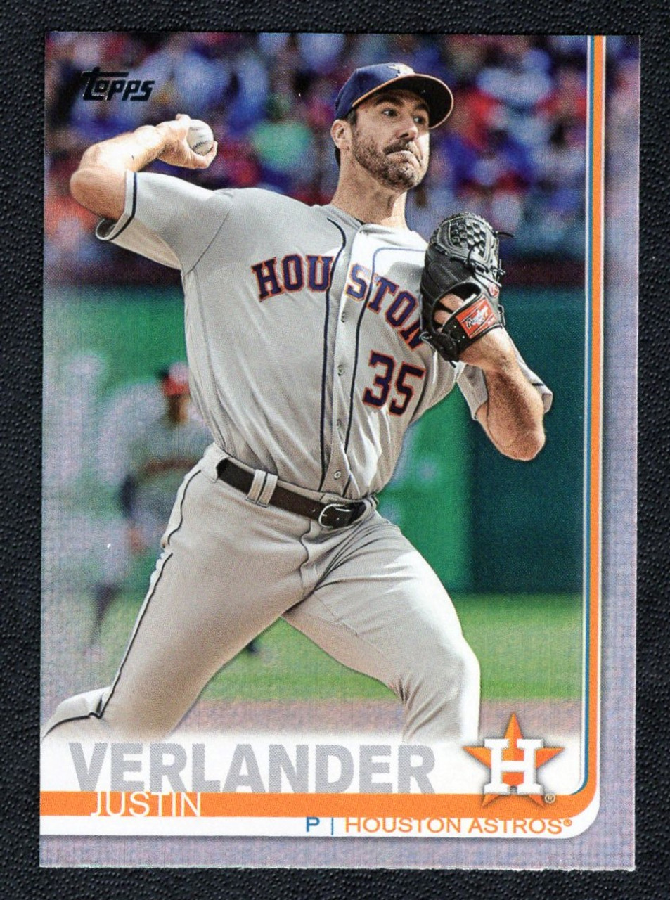 2019 Topps Series 1 #57 Justin Verlander Rainbow Foil 