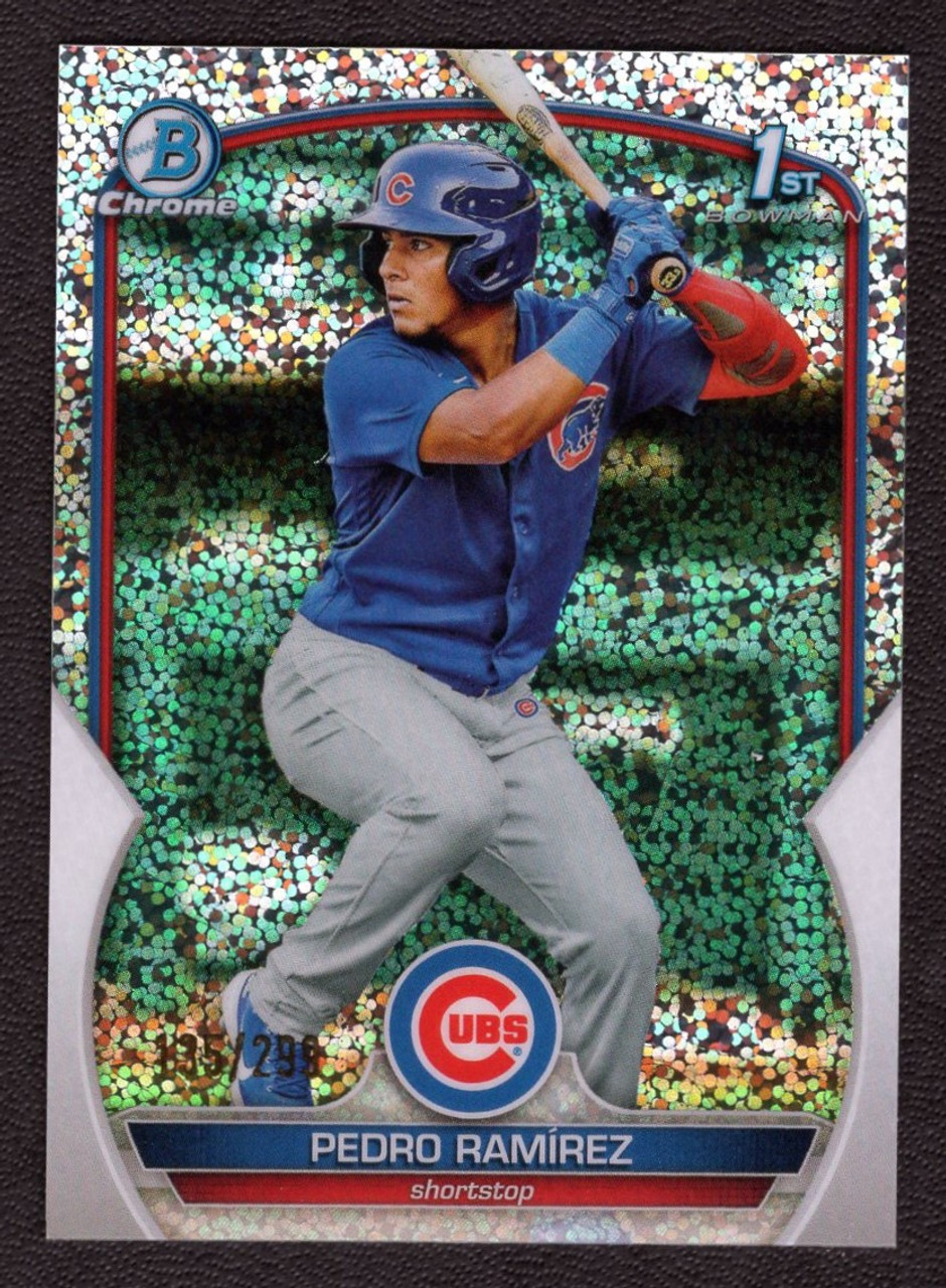 2023 Bowman Chrome #BCP-2 Pedro Ramirez 1st Chrome Speckle Refractor135/299