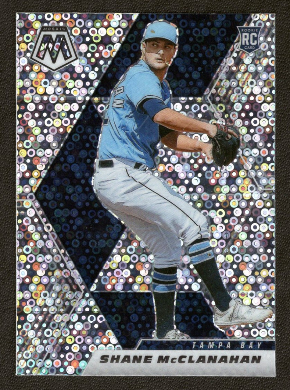 2021 Panini Mosaic #RV-23 Shane McClanahan Rookie Variation Silver Prizm