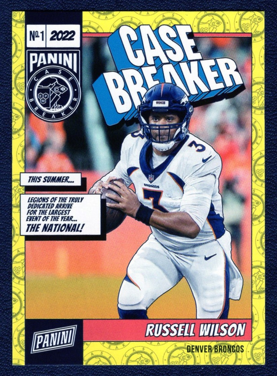 2022 Panini The National #CB3 Russell Wilson Case Breaker 182/199