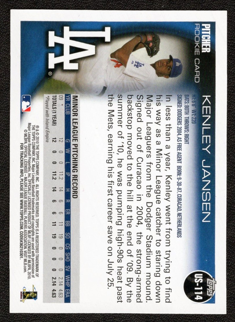 2010 Topps Update #US-114 Kenley Jansen Rookie