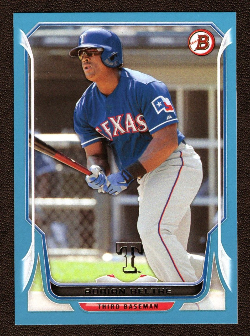 2014 Bowman #31 Adrian Beltre Blue Parallel 136/500